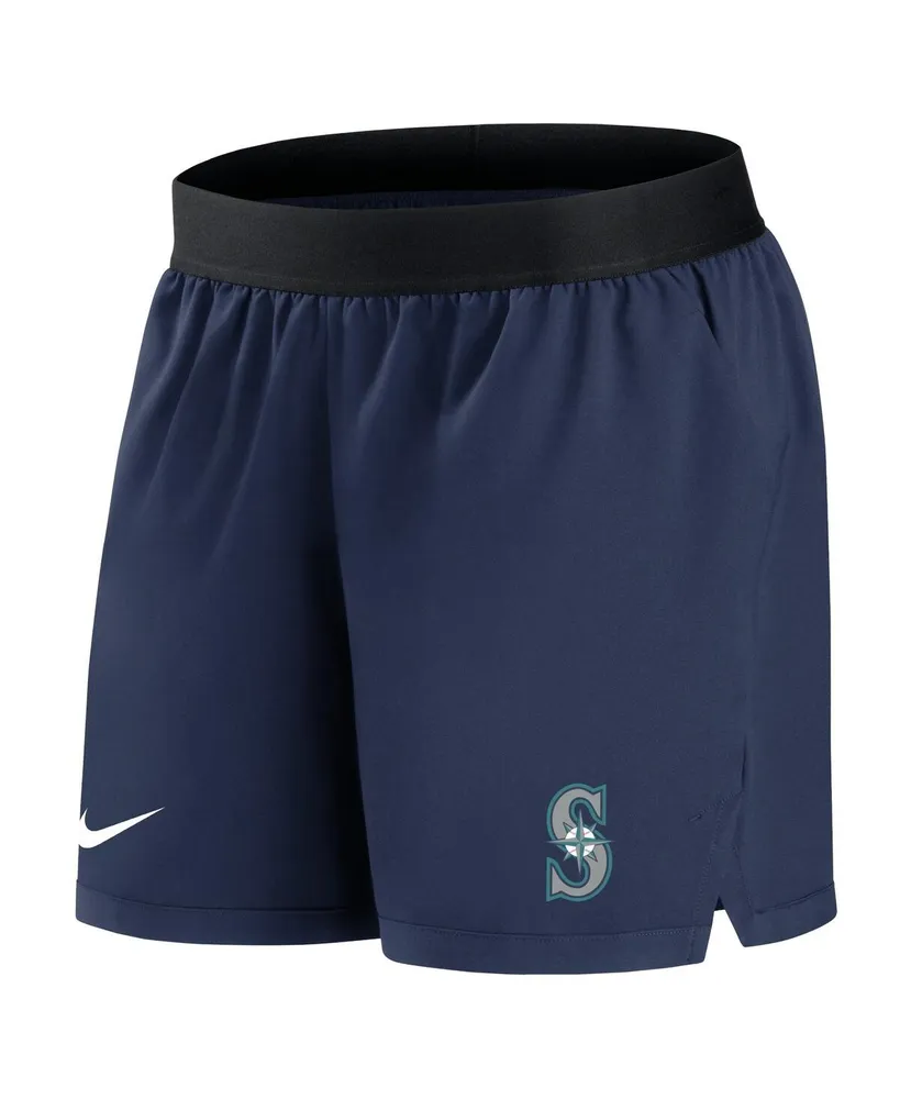 Women's Nike Navy Seattle Mariners Authentic Collection Team Performance Shorts