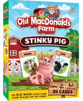 Masterpieces Old MacDonald's Farm - Stinky Pig Card Game for Kids