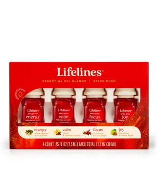 Lifelines Essential Oil Blends - Spice Rush, 4 Pack