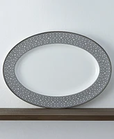 Noritake Graphite Oval Platter, 16"