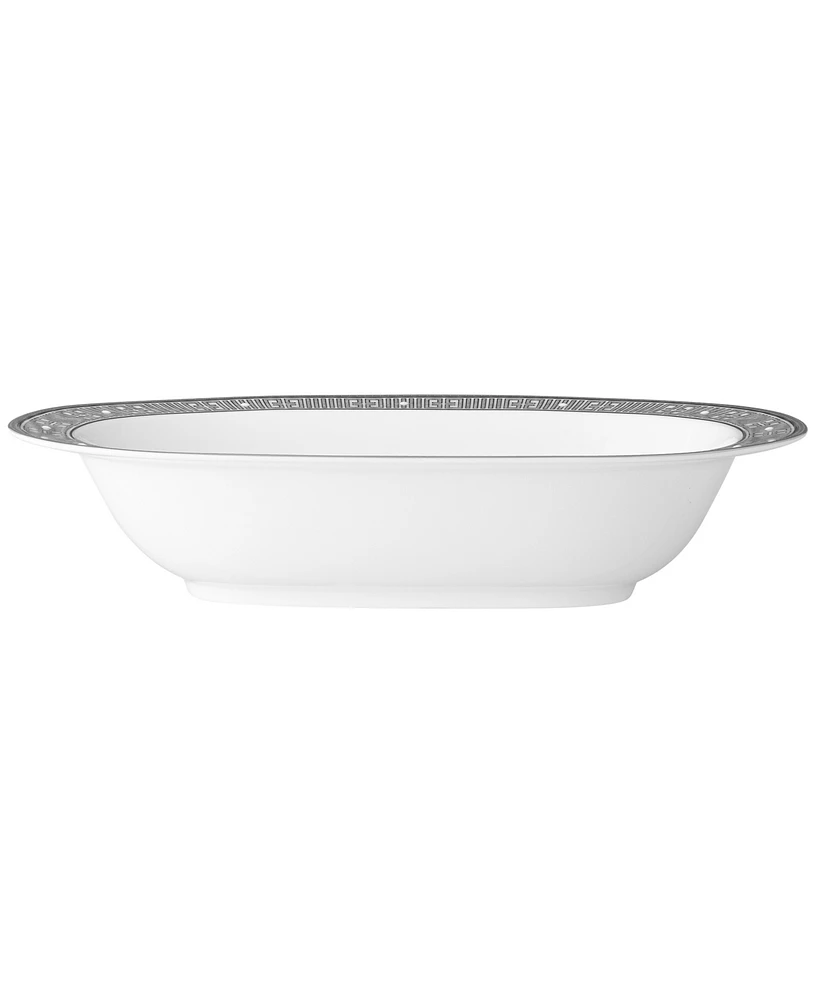 Noritake Infinity Graphite Oval Vegetable Bowl 24 Oz