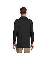 Lands' End Men's Long Sleeve Interlock Polo Shirt