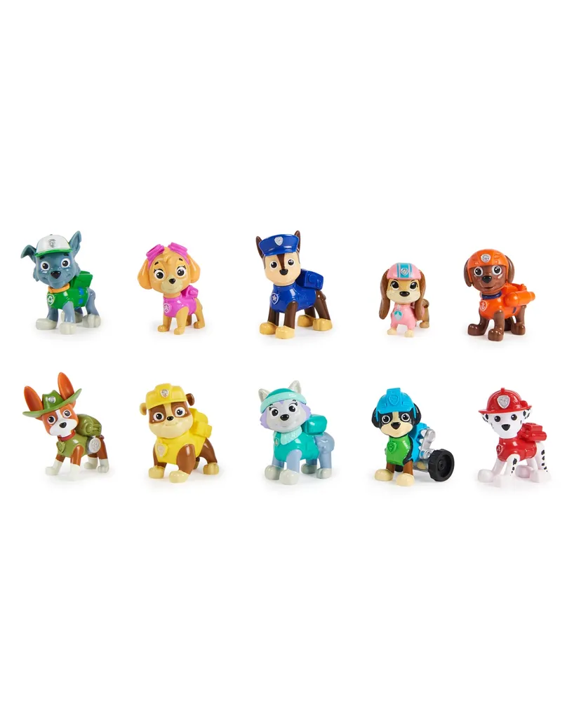 All Paws On Deck Toy Figures Gift Pack with 10 Collectible Action Figures - Multi