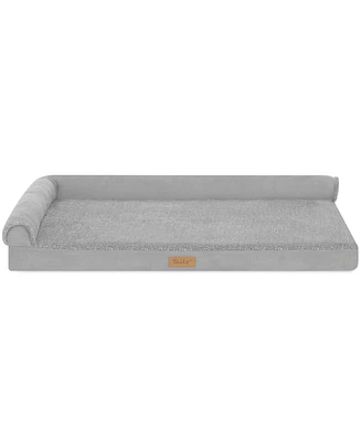 TailZzz Cozy Pet Mattress | Large to Extra Large Pet Mattress | Orthopedic Pet Mattress | L-shaped Pet Mattress