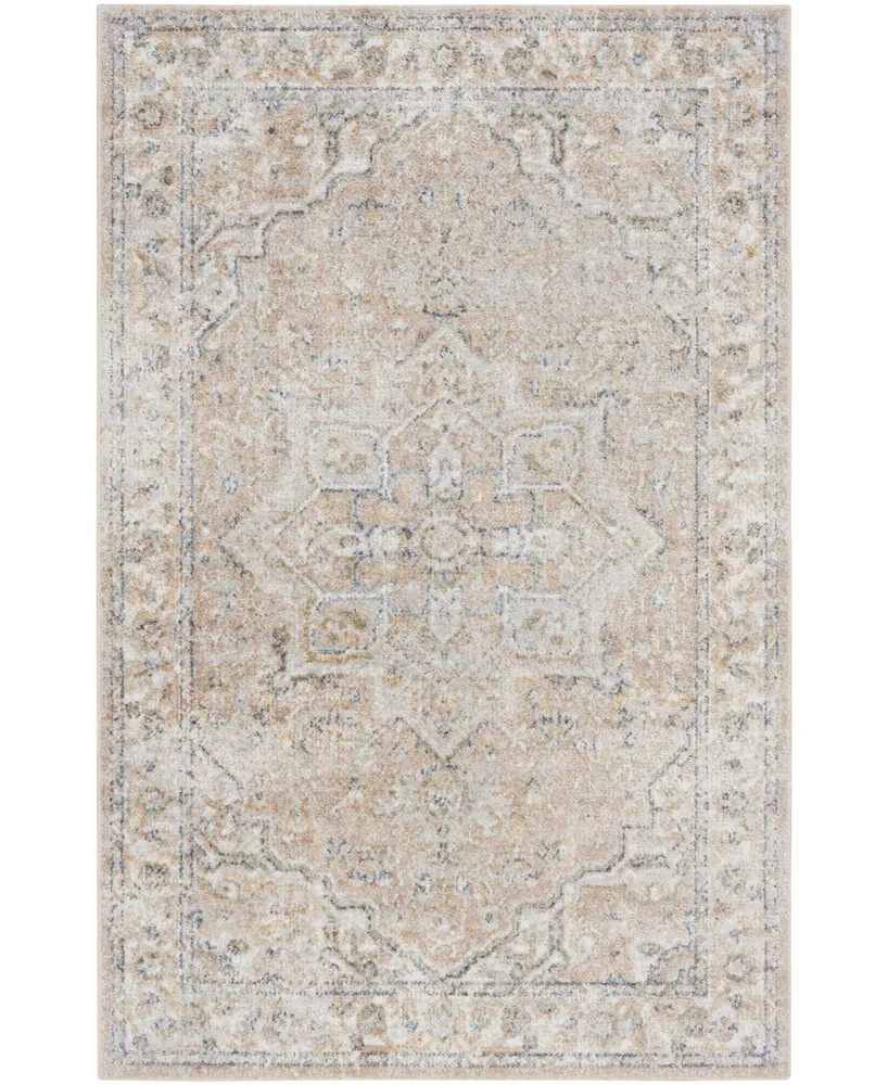 Nourison Home Astra Machine Washable ASW12 3'3" x 5' Area Rug