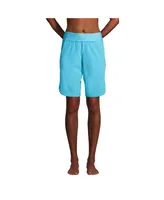 Lands' End Women's 11" Quick Dry Modest Swim Shorts with Panty