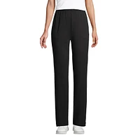 Lands' End Petite Sport Knit High Rise Elastic Waist Pants