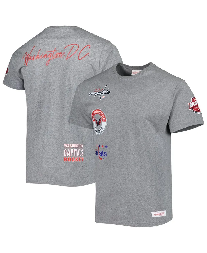 Men's Mitchell & Ness Heather Gray Washington Capitals City Collection T-shirt