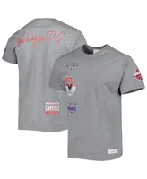 Men's Mitchell & Ness Heather Gray Washington Capitals City Collection T-shirt