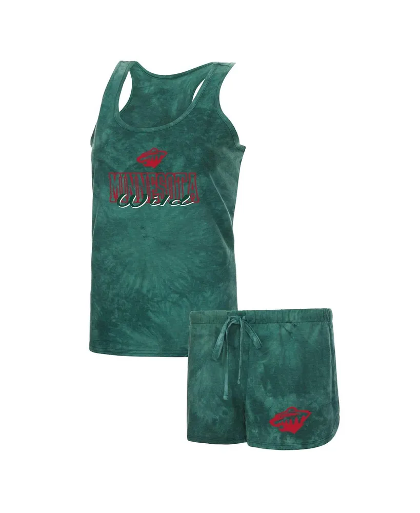 Women's Concepts Sport Green Minnesota Wild Billboard Tank Top and Shorts Sleep Set