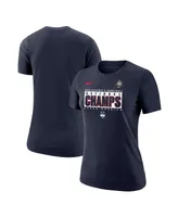 Women's Nike Navy UConn Huskies 2023 Ncaa Men's Basketball National Champions Pebble T-shirt