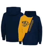 Big Boys and Girls Gold Nashville Predators Unrivaled Pullover Hoodie