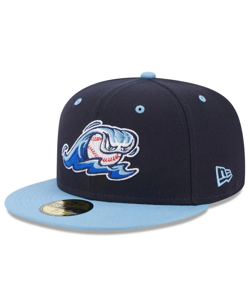 Men's New Era Navy West Michigan Whitecaps Authentic Collection Alternate Logo 59FIFTY Fitted Hat