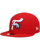 Men's New Era Red Reading Phillies Authentic Collection Team Home 59FIFTY Fitted Hat