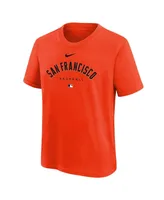 Big Boys and Girls Nike Orange San Francisco Giants Authentic Collection Early Work Tri-Blend T-shirt
