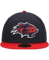 Men's New Era Navy Hampshire Fisher Cats Authentic Collection Road 59FIFTY Fitted Hat