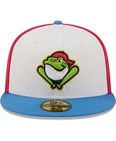 Men's New Era White, Blue Ranas De Rio Copa La Diversion 59FIFTY Fitted Hat