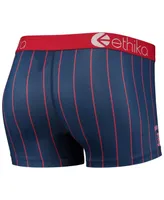 Women's Ethika Navy Boston Red Sox Slugger Shorts