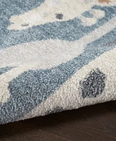 Nourison Home Astra Machine Washable ASW01 4' x 6' Area Rug