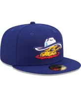 Men's New Era Royal Amarillo Sod Poodles Authentic Collection 59FIFTY Fitted Hat