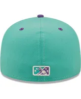 Men's New Era Turquoise, Purple Peoria en el Rio Copa De La Diversion 59FIFTY Fitted Hat