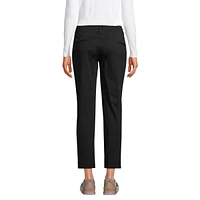 Lands' End Women's Flex Mid Rise Pull On Crop Pants