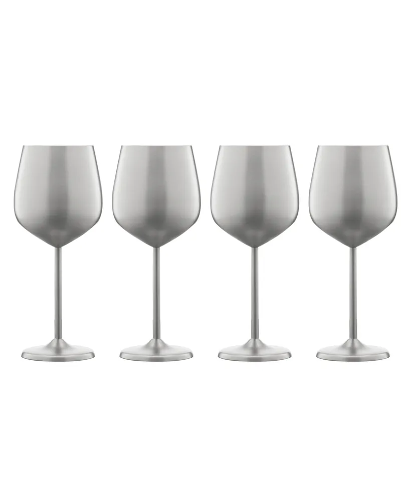 Cambridge Oz Stainless Steel Wine Glasses