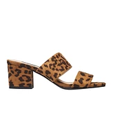French Connection Women's Block Heel Two-Piece Dress Sandals