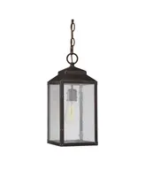 Savoy House Brennan 1-Light Outdoor Hanging Lantern in English Bronze with Gold