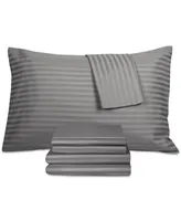 Fairfield Square Collection Brookline Woven Stripe 1400-Thread Count 6-Pc. Sheet Set