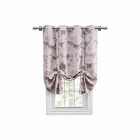 Ricardo Mystic Garden Floral Blackout Grommet Tie-Up Curtain Panel 52"W x 63"L