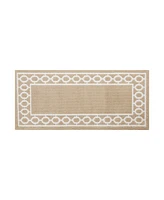 Jean Pierre Christine Trellis Border Tufted Runner Rug