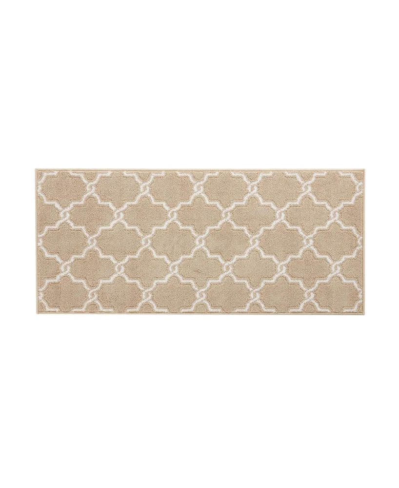 Jean Pierre Yohan - Machine Washable Trellis Tufted Runner Rug