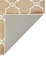 Jean Pierre Yohan - Machine Washable Trellis Tufted Runner Rug, 26" x 72"