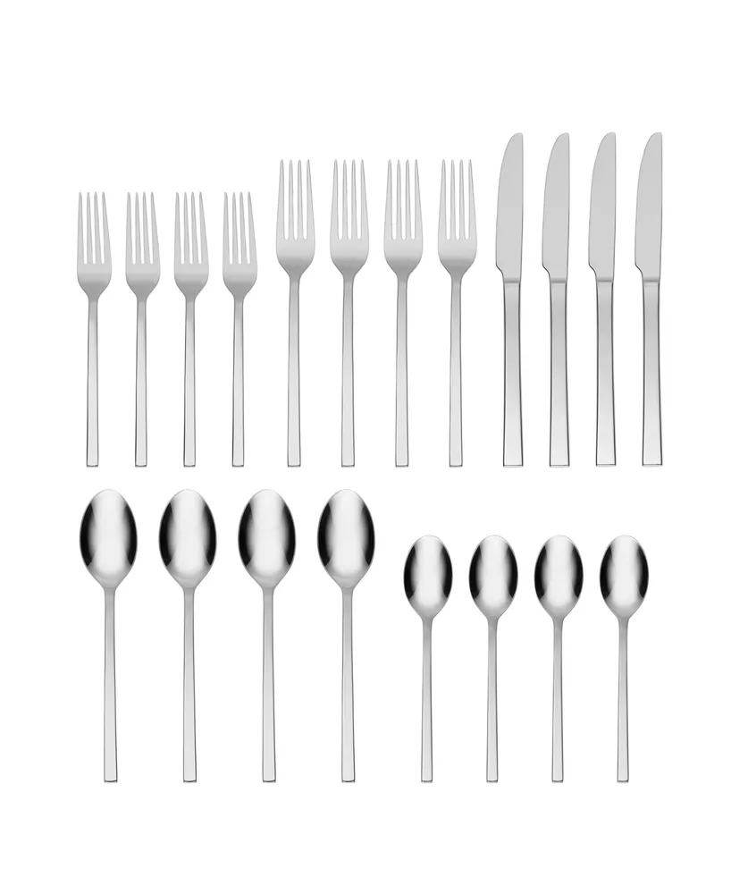 Oneida Allay 20 Piece Everyday Flatware Set, Service For 4