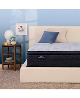 Serta Perfect Sleeper Blue Lagoon Night 14" Plush Pillow Top Mattress Set