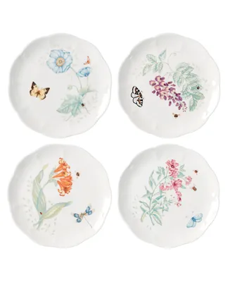 Lenox Butterfly Meadow 4-Piece Accent Plate Set