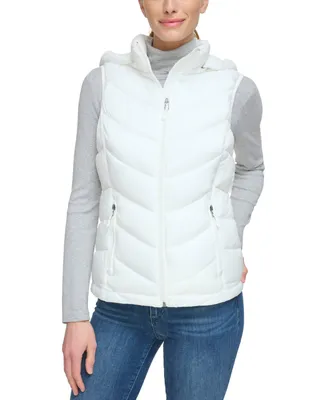 Charter Club Women's Packable Hooded Puffer Vest, Created for Macy's