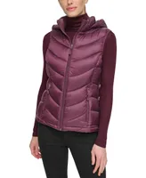 Charter Club Women's Packable Hooded Puffer Vest, Created for Macy's