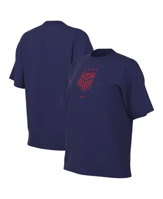 Women's Nike Navy Uswnt Crest T-shirt