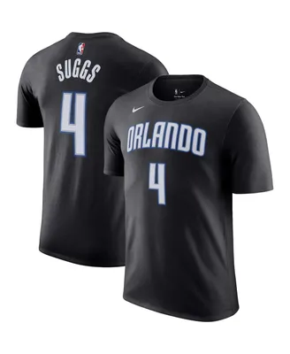 Men's Nike Jalen Suggs Black Orlando Magic Icon 2022/23 Name and Number T-shirt