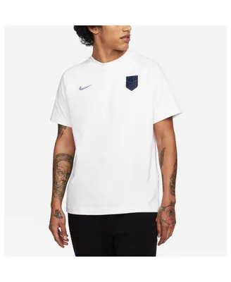 Men's Nike White Usmnt Travel Raglan T-shirt