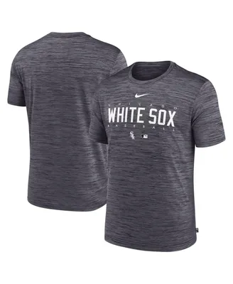 Men's Nike Heather Charcoal Chicago White Sox Authentic Collection Velocity Performance Practice T-shirt
