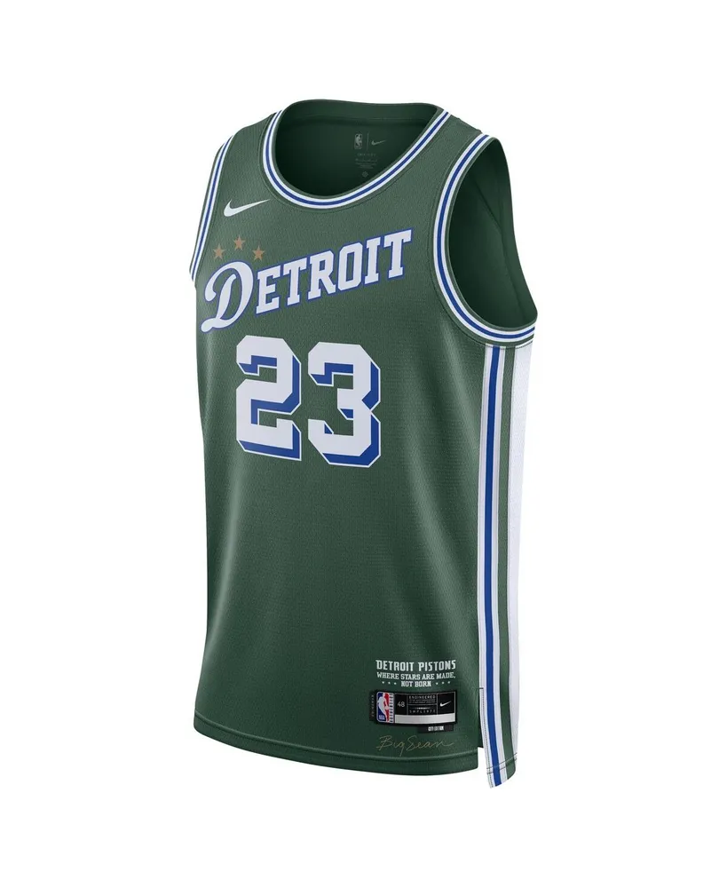 Men's Nike Jaden Ivey Green Detroit Pistons 2022/23 Swingman Jersey - City Edition