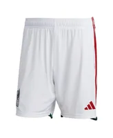 Men's adidas White Mexico National Team Aeroready Replica Shorts