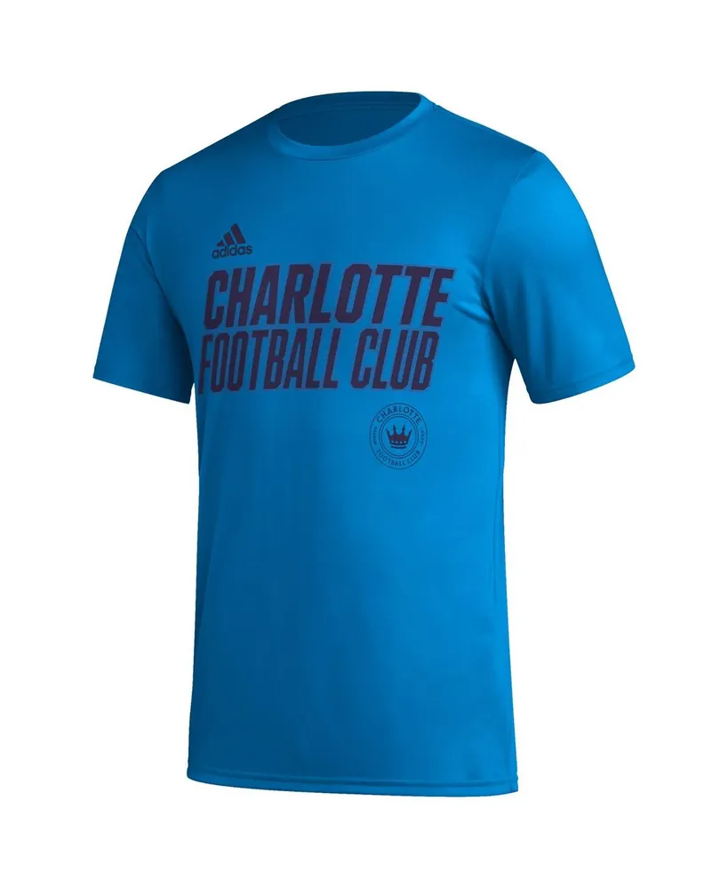 Men's adidas Charlotte Fc Team Jersey Hook Aeroready T-shirt