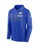 Men's Nike Royal Los Angeles Rams Performance Team Pullover Hoodie