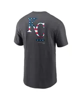 Men's Nike Anthracite Kansas City Royals Americana T-shirt