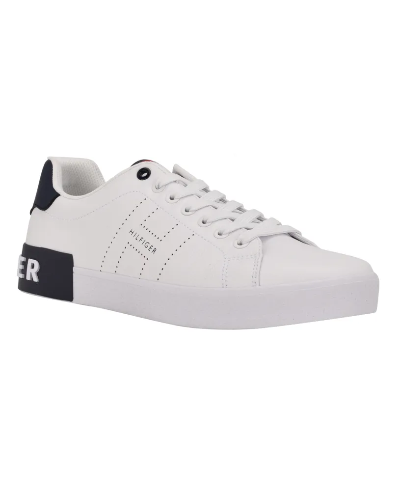 Tommy Hilfiger Men's Rezmon Lace Up Low Top with H Logo Sneakers