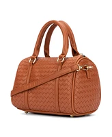 New York & Company Women's Cosmo Satchel Bag